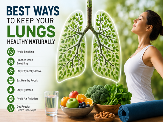 <p>Best Ways to Keep Your Lungs Healthy Naturally</p>

